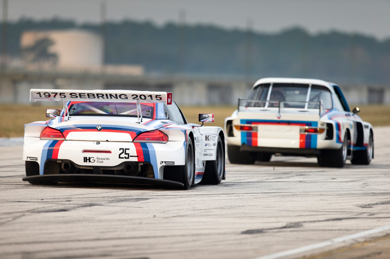 Illustration for article titled BMW Dressed Up The Team RLL Z4M Like The Batmobile For Sebring